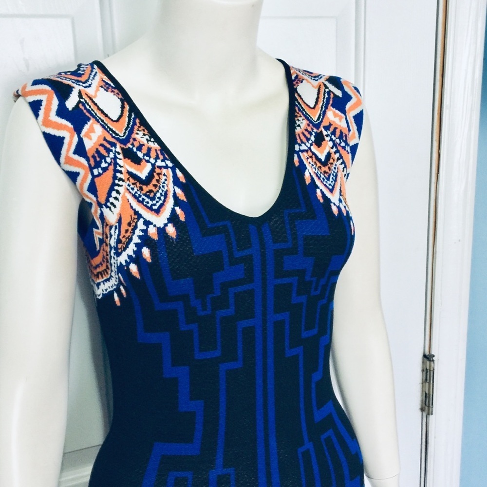 JEALOUS TOMATO | Bodycon Sweater Dress V-Neck S - Picture 3 of 8